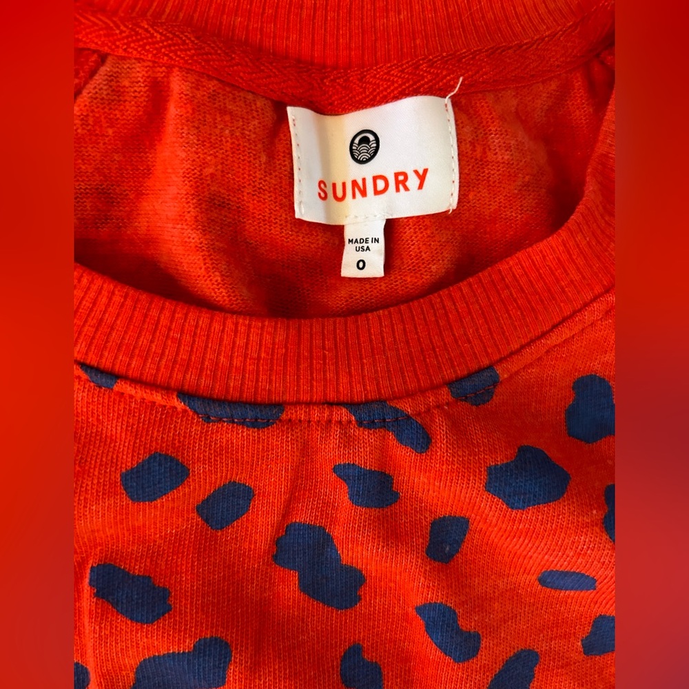 Sundry Abstract Dots Raglan Sleeve Sweatshirt - image 5